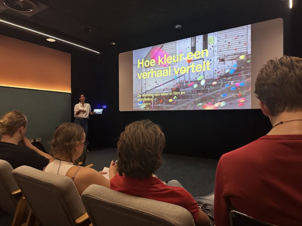Audience at Daphne Maierna's talk How Colour Tells a Story